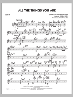 All The Things You Are von Jerome Kern (Download) 