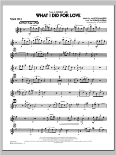 What I Did For Love von Marvin Hamlisch (Download) 