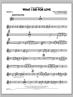 What I Did For Love von Marvin Hamlisch (Download) 