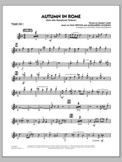 Autumn In Rome von Sammy Cahn (Download) 