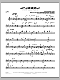 Autumn In Rome von Sammy Cahn (Download) 