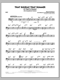 That Sunday That Summer von George David Weiss (Download) 