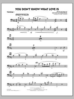 You Don't Know What Love Is von Gene DePaul (Download) 