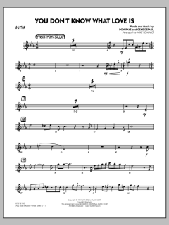 You Don't Know What Love Is von Gene DePaul (Download) 