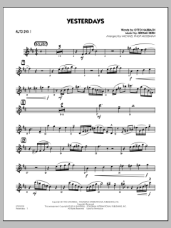 Yesterdays von Jerome Kern (Download) 