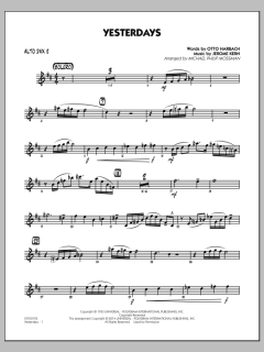 Yesterdays von Jerome Kern (Download) 