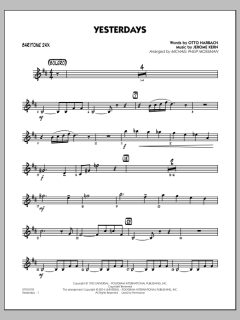 Yesterdays von Jerome Kern (Download) 