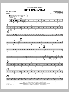 Isn't She Lovely von Stevie Wonder (Download) 