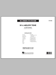 In A Mellow Tone von Duke Ellington (Download) 