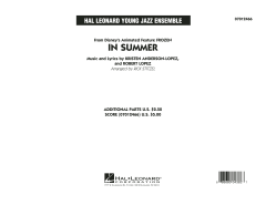 In Summer von Robert Lopez (Download) 