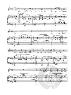 An die Nacht (tief Des-Dur) von Richard Strauss 