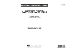 Baby Elephant Walk von Henry Mancini (Download) 