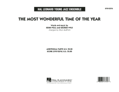 The Most Wonderful Time Of The Year von Andy Williams (Download) 