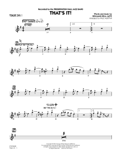 That's It! von Benjamin Bela Jaffe (Download) 