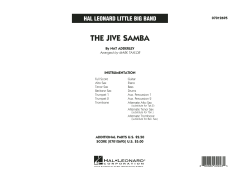 The Jive Samba von Nathaniel Adderley (Download) 
