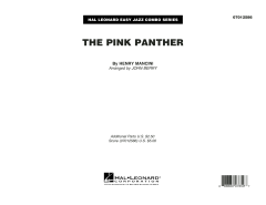 The Pink Panther von Henry Mancini (Download) 