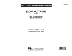 Slow Hot Wind von Henry Mancini (Download) 
