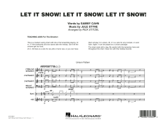 Let It Snow! Let It Snow! Let It Snow! von Sammy Cahn (Download) 