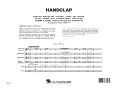 HandClap von Fitz And The Tantrums (Download) 