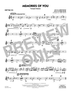 Memories of You (Trumpet Feature) von Eubie Blake (Download) 