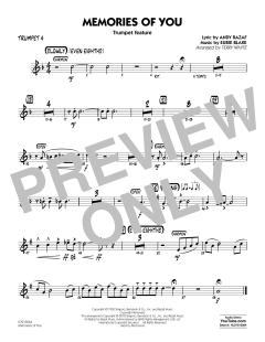 Memories of You (Trumpet Feature) von Eubie Blake (Download) 