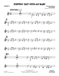 Steppin' Out with My Baby von Irving Berlin (Download) 