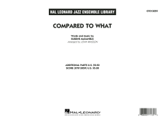 Compared To What (Download) 