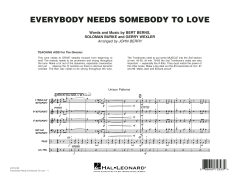 Everybody Needs Somebody to Love von Jerry Wexler (Download) 