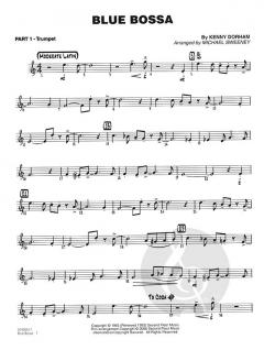 Blue Bossa von Kenny Dorham 