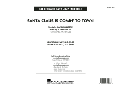 Santa Claus Is Comin' to Town von John Frederick Coots (Download) 