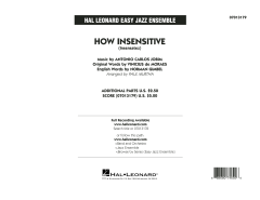 How Insensitive von Antonio Carlos Jobim (Download) 