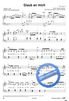 Die 40 besten Pop Piano Ballads für Klavier - leicht bis mittelschwer arrangiert im Alle Noten Shop kaufen