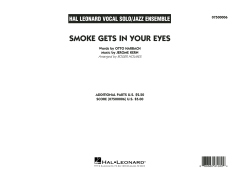 Smoke Gets In Your Eyes von Jerome Kern (Download) 