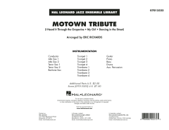 Motown Tribute (Download) 