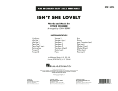 Isn't She Lovely von Stevie Wonder (Download) 