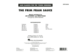The Frim Fram Sauce von Joe Ricardel (Download) 