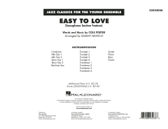 Easy To Love von Cole Porter (Download) 