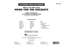 (There's No Place Like) Home for the Holidays von Al Stillman (Download) 