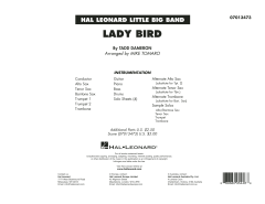 Lady Bird von Tadd Dameron (Download) 