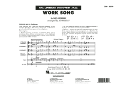Work Song von Nathaniel Adderley (Download) 