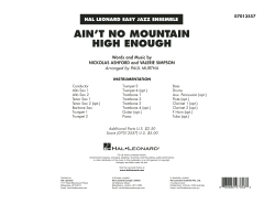 Ain't No Mountain High Enough von Nickolas Ashford (Download) 