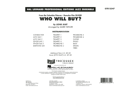 Who Will Buy? von Lionel Bart (Download) 