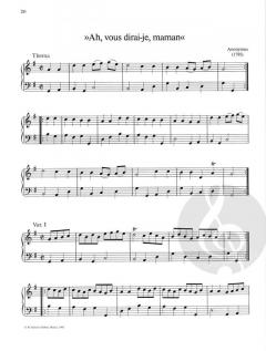 Variationen über Ah, vous dirai-je, maman von Johann Christoph Friedrich Bach 