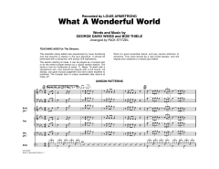 What A Wonderful World von Louis Armstrong (Download) 