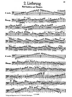 Kontrabass-Schule Heft 2 von Franz Simandl im Alle Noten Shop kaufen