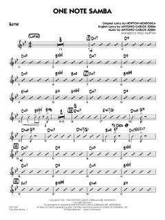 One Note Samba von Antonio Carlos Jobim (Download) 