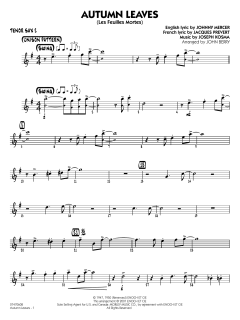 Autumn Leaves von Joseph Kosma (Download) 