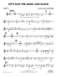 Let's Face The Music And Dance von Irving Berlin (Download) 