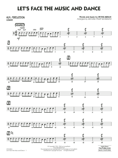 Let's Face The Music And Dance von Irving Berlin (Download) 