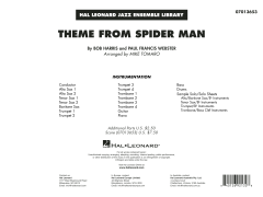 Theme from Spider Man von Bob Harris (Download) 